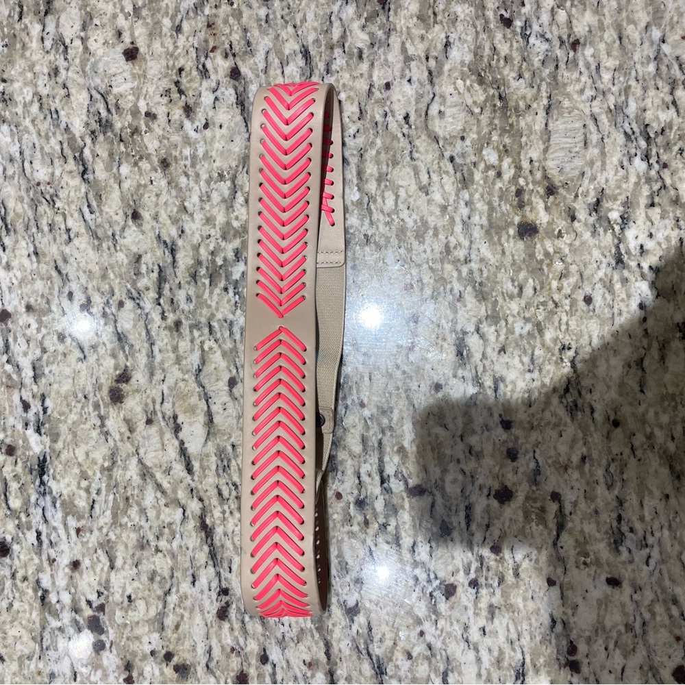 Stylish Tan and Pink Women's Waist Belt